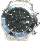 ☆良品★箱・保証書付き【OMEGA】オメガ シーマスター300 2225.80 クロノグラフ デイト ...