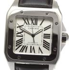 ☆良品【CARTIER】カルティエ サントス100 LM W20073X8 自動巻き メンズ