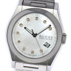 ★箱・保付き【GUCCI】グッチ パンテオン 10Pダイヤ 115.4/YA115403 クォーツ  ...