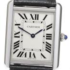 ☆訳あり【CARTIER】カルティエ タンクソロLM W1018355 クォーツ メンズ
