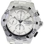 ☆良品★保証書付き【TAG HEUER】タグホイヤー アクアレーサー クロノグラフ デイデイト CA ...