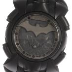 ☆美品★箱・保証書付き【GaGa MILANO】ガガミラノ バットマン 8000.BT.01 世界限定300本 ダブルフェイス クォーツ メンズ【ev20】