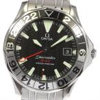 ☆良品【OMEGA】オメガ シーマスター300 50周年記念 GMT 2234.50 自動巻き メン ...