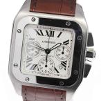 ☆良品【CARTIER】カルティエ サントス100 XL クロノグラフ W20090X8 自動巻き  ...