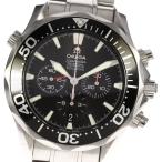 ☆良品★保証書付き【OMEGA】オメガ シーマスター300 クロノグラフ デイト 2594.52 自 ...
