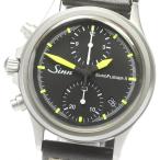 ☆美品★保証書付き【Sinn】ジン EURO FLIEGER II クロノグラフ 356.12091 ...