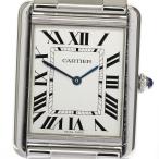 ☆良品【CARTIER】カルティエ タンクソロ LM W5200014 クォーツ メンズ