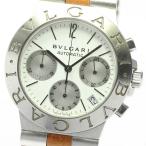 ベルト訳あり☆【BVLGARI】ブルガリ ディアゴノ スポーツ CH35Sクロノグラフ デイト  クォーツ メンズ