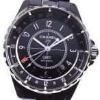 【CHANEL】シャネル J12 GMT ブラックセラミック H2012 自動巻き メンズ