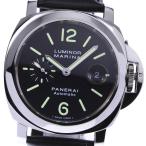 ☆良品★箱・保証書付き【PANERAI】パネライ ルミノールマリーナ PAM00104 デイト スモ ...