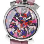 【GaGa MILANO】ガガミラノ マヌアーレ48MM モザイク スモールセコンド 5010.MOSAICO2 手巻き メンズ