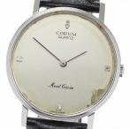 Yahoo! Yahoo!ショッピング(ヤフー ショッピング)【CORUM】コルム モンセルヴァン 3Pダイヤ クォーツ メンズ