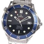 ☆良品★箱・保証書付き【OMEGA】オメガ シーマスター300 コーアクシャル クロノメーター デイ ...