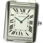 ★箱・保証書付き【CARTIER】カルティエ タンクソロ LM W5200014 クォーツ メンズ