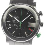 ☆良品★箱・保証書付き【GUCCI】グッチ Gクロノ 101M クロノグラフ YA101331 クォ ...