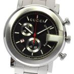 Yahoo! Yahoo!ショッピング(ヤフー ショッピング)☆良品★箱・保証書付き【GUCCI】グッチ Gフェイス 101M/YA101309 クロノグラフ デイト クォーツ メンズ