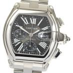 ☆良品【CARTIER】カルティエ ロードスター クロノXL デイト W62020X6 自動巻き メ ...