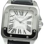 ☆良品★箱・保証書付き【CARTIER】カルティエ サントス100 LM W20073X8 自動巻き ...