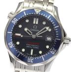 ☆美品★箱・保証書付き【OMEGA】オメガ シーマスター300 2223.80 デイト クォーツ ボ ...