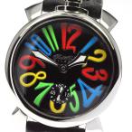 ★保証書付き【GaGa MILANO】ガガミラノ マヌアーレ48MM スモールセコンド 5010.02S 手巻き メンズ