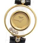 ショパール Chopard 20/4802 ハッピーダイヤモンド K18YG 3Pダイヤ クォーツ レディース _698886