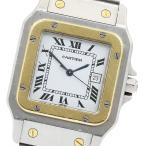 訳あり カルティエ CARTIER 81036288 サントスガルベLM デイト 自動巻き メンズ _719104