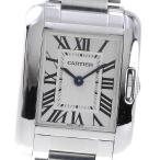 カルティエ CARTIER W5310022 タンクアングレーズSM クォーツ レディース _760251【ev15】
