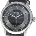 オリス ORIS 7591 アートリエ デイト 自動巻き メンズ _767466【ev10】