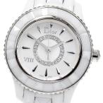クリスチャンディオール Christian Dior CD1221E2 VIIIオンユイット クォーツ レディース 良品 _839243【ev20】