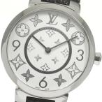 ショッピングヴィトン ルイ・ヴィトン LOUIS VUITTON Q13MJ タンブールスリムMM 8Pダイヤ クォーツ レディース _841730