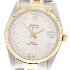 チュードル TUDOR 74033 プリンス デイト 10Pダイヤ YGコンビ cal.2824-2 自動巻き メンズ 良品 _871471