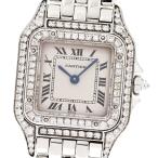 カルティエ CARTIER W25033P5 パンテールSM アフターダイヤベゼル クォーツ レディース _873962