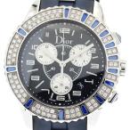 ディオール Dior CD114311 クリスタル ダイヤベゼル クロノグラフ クォーツ ボーイズ _879287