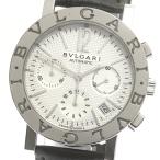 ブルガリ BVLGARI BB38SLCH ブルガリブルガリ デイト クロノグラフ 自動巻き メンズ 内箱・保証書付き_883308【ev20】