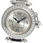 カルティエ CARTIER W3140007 ミス パシャ アフターダイヤベゼル クォーツ レディース 良品 保証書付き_883746