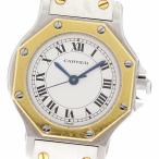 カルティエ CARTIER 82037288 サントスオクタゴン SM YGベゼル 自動巻き レディース 保証書付き_884716