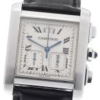 カルティエ CARTIER W5101455 タンクフランセーズXXL クロノリフレックス デイト クォーツ メンズ 保証書付き_885994【ev20】