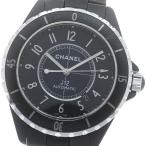 シャネル CHANEL H3131 J12 マットブラッ
