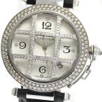 カルティエ CARTIER W31040H3 パシャ グリッド 38mm アフターダイヤ デイト 自動巻き メンズ _887483