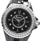 シャネル CHANEL H2571 J12 ダイヤベゼル