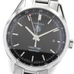 タグホイヤー TAG HEUER WV2115-0 カレラ ツインタイム デイト GMT 自動巻き メンズ 良品 _891208