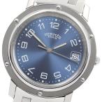 エルメス HERMES CL6.710 クリッパー デイト クォーツ メンズ 保証書付き_892404
