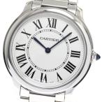 カルティエ CARTIER WSRN0034 ロンドマスト ドゥ カルティエ 36MM クォーツ ボーイズ 良品 保証書付き_898661