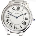 カルティエ CARTIER WSRN0034 ロンドマスト ドゥ カルティエ 36MM クォーツ ボーイズ 極美品 保証書付き_901497