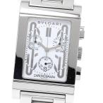 ブルガリ BVLGARI RTC49S レッタンゴロ デイト クロノグラフ クォーツ メンズ _902234