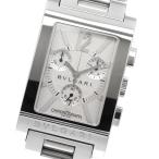 ブルガリ BVLGARI RTC49S レッタンゴロ クロノグラフ クォーツ メンズ 保証書付き_904338