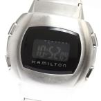 訳あり ハミルトン HAMILTON 121130 パルサー　MAN IN BLACK 2 クォーツ メンズ 箱・保証書付き_904675