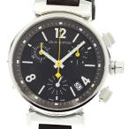 ショッピングVUITTON ルイ・ヴィトン LOUIS VUITTON Q1321 タンブール クロノグラフ クォーツ ボーイズ 美品 箱付き_905241