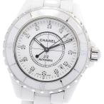 シャネル CHANEL H1629 J12 38ｍｍ 白セラ