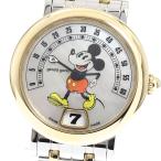 ジェラルドジェンタ Gerald Genta G.3622 レトロファンタジー ミッキー ジャンピングアワー YGコンビ クォーツ ボーイズ 良品 _906972